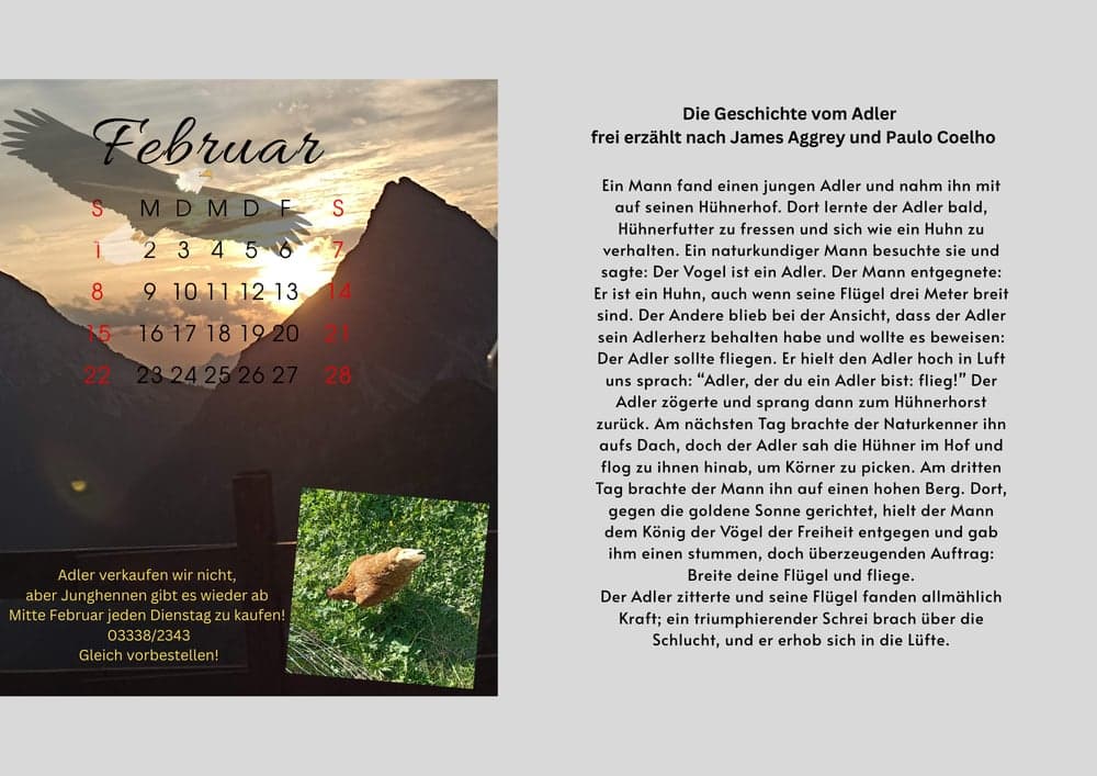 Kalender 2026 — Februar