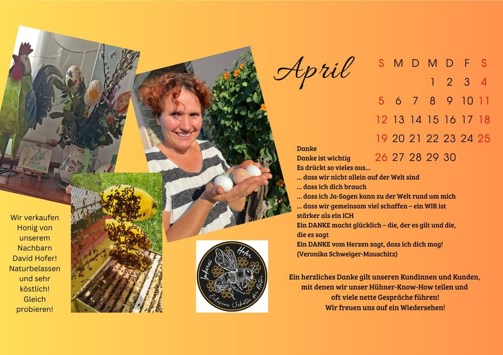 Kalender 2026 — April